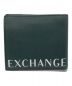 ARMANI EXCHANGE (アルマーニ エクスチェンジ) 2つ折り財布 グリーン：7000円