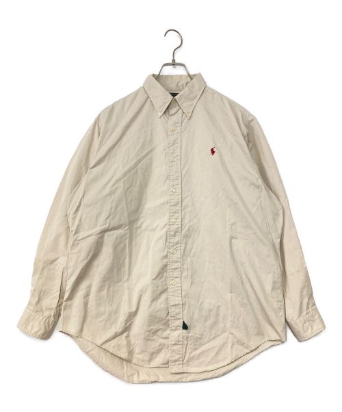 POLO COUNTRY（ポロカントリー）POLO COUNTRY (ポロカントリー) ボタンダウンシャツ ベージュ サイズ:Lの古着・服飾アイテム