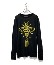 DUSTNATION（ダストネーション）の古着「DUSTBEE KNITCREW」｜ブラック