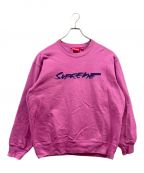 SUPREMEシュプリーム）の古着「Futura Logo Crewneck」｜パープル