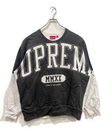 SUPREME（シュプリーム）の古着「overprint crewneck」｜グレー