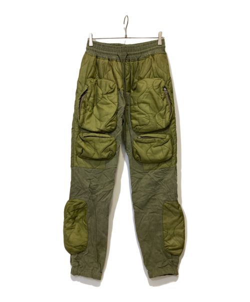 READYMADE（レディメイド）READYMADE (レディメイド) LINER PARACHUTE PANTS グリーン サイズ:1の古着・服飾アイテム