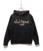 SUPREMEシュプリーム）の古着「BrushLogoHooded」｜ブラック