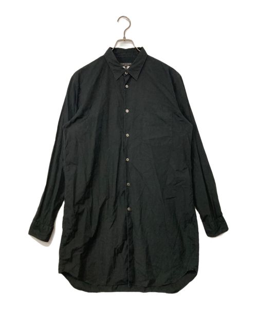 COMME des GARCONS HOMME PLUS（コムデギャルソンオムプリュス）COMME des GARCONS HOMME PLUS (コムデギャルソンオムプリュス) ロングシャツ ブラック サイズ:Mの古着・服飾アイテム