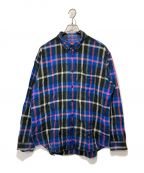 SUPREMEシュプリーム）の古着「Plaid Flannel Shirt」｜ネイビー