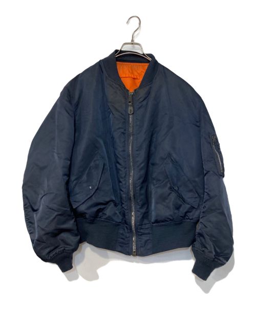 ALPHA（アルファ）ALPHA (アルファ) MA-1ジャケット ネイビー サイズ:XLの古着・服飾アイテム