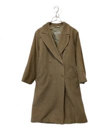 MaxMara（マックスマーラ）の古着「シルク混コート」｜ブラウン