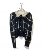 HER LIP TOハーリップトゥ）の古着「Crillon Boucle Cardigan」｜ブラック