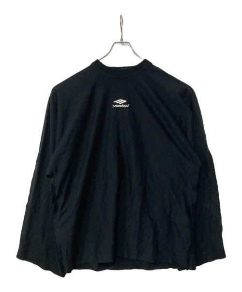 BALENCIAGA（バレンシアガ）BALENCIAGA (バレンシアガ) LONG-SLEEVED ROUND NECK T-SHIRTS ブラック サイズ:2の古着・服飾アイテム