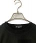 中古・古着 BALENCIAGA (バレンシアガ) LONG-SLEEVED ROUND NECK T-SHIRTS ブラック サイズ:2：45000円