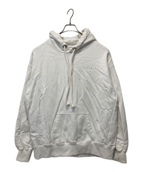 TENHALF（テンハーフ）TENHALF (テンハーフ) SUPER HOODIE ホワイト サイズ:Fの古着・服飾アイテム