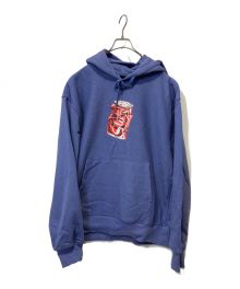 stussy（ステューシー）の古着「ボトルプリントフーディー」｜ブルー