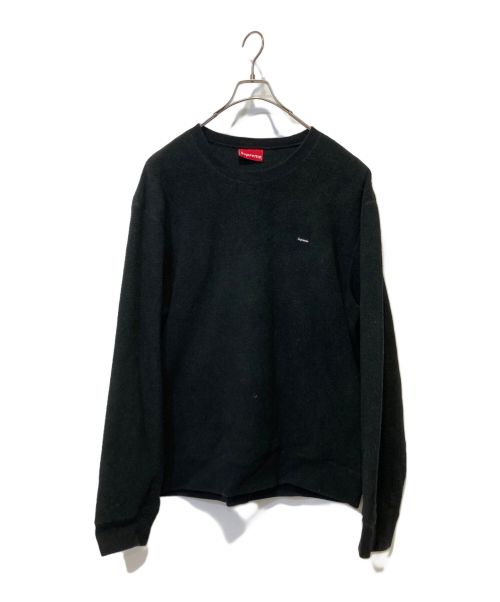 SUPREME（シュプリーム）Supreme (シュプリーム) polertec small box crewneck ブラック サイズ:XLの古着・服飾アイテム