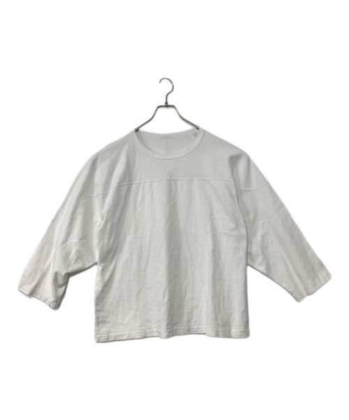 COMOLI（コモリ）COMOLI (コモリ) フットボールTシャツ ホワイト サイズ:2の古着・服飾アイテム