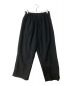 NONNOTTE（ノンノート）の古着「Draping Elastic Wide Trousers」｜ブラック