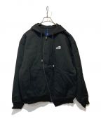 ADER errorアーダーエラー）の古着「Enty logo hoodie zip-up」｜ブラック