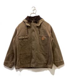 CarHartt（カーハート）の古着「フード付きミシガンチョアコート」｜ブラウン