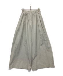 AMOMENTO（アモーメント）の古着「SHIRRING BANDING PANTS」｜グレー