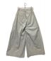 AMOMENTO (アモーメント) SHIRRING BANDING PANTS グレー サイズ:1：11000円