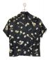 NIPOALOHA (二ポアロハ) マージャンパイシルクアロハシャツ ブラック サイズ:1：16000円