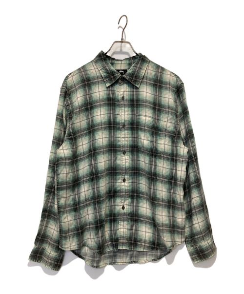 stussy（ステューシー）stussy (ステューシー) MATTHEW SHIRT LG PRINTED PLAID グリーン サイズ:XLの古着・服飾アイテム