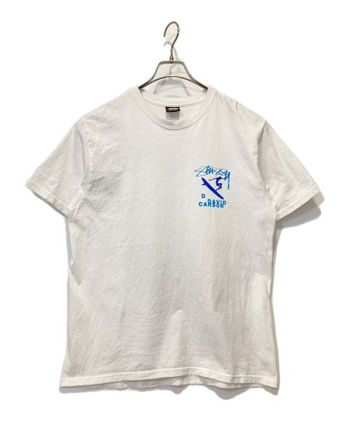 stussy（ステューシー）stussy (ステューシー) プリントTシャツ ホワイト サイズ:Ⅿの古着・服飾アイテム