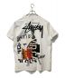 stussy (ステューシー) プリントTシャツ ホワイト サイズ:Ⅿ：8000円