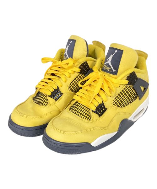 NIKE（ナイキ）NIKE (ナイキ) AIR JORDAN 4 RETRO LIGHTNING TOUR YELLOW イエロー サイズ:26.5の古着・服飾アイテム