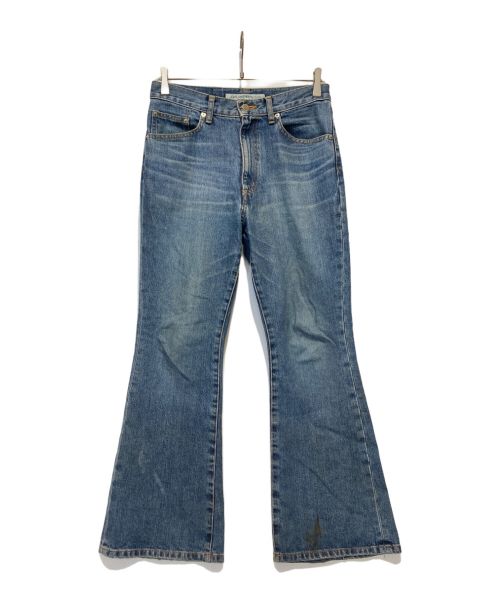 JOHN LAWRENCE SULLIVAN（ジョン ローレンス サリバン）JOHN LAWRENCE SULLIVAN (ジョンローレンスサリバン) WASHED DENIM FLARED PANTS インディゴ サイズ:44の古着・服飾アイテム