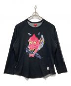 SUPREMEシュプリーム）の古着「Demon Raglan L/S Top」｜ブラック