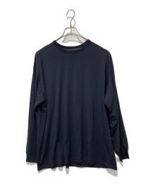 Graphpaper（グラフペーパー）の古着「Wool Cordura L/S Tee」｜ネイビー