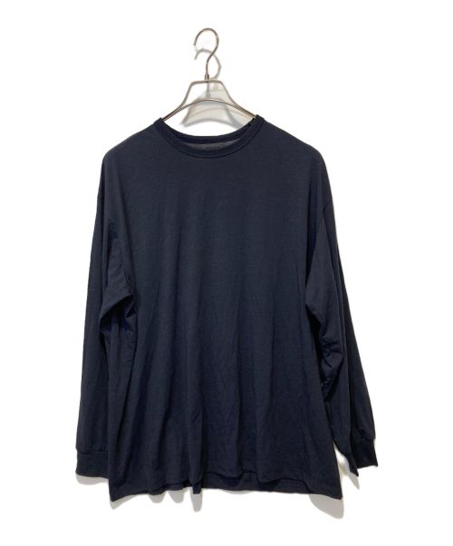 Graphpaper（グラフペーパー）Graphpaper (グラフペーパー) Wool Cordura L/S Tee ネイビー サイズ:1の古着・服飾アイテム