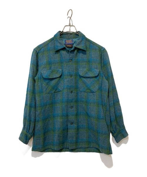 PENDLETON（ペンドルトン）PENDLETON (ペンドルトン) チェックシャツ ブルー サイズ:Ⅿの古着・服飾アイテム