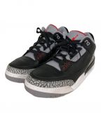 NIKEナイキ）の古着「Air Jordan 3 Retro OG」｜ブラック