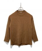 AURALEEオーラリー）の古着「SUPER FINE WOOL RIB KNIT BIG P/O」｜ブラウン