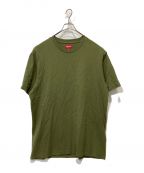 SUPREMEシュプリーム）の古着「Contrast Applique s/s TOP」｜グリーン