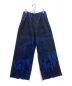 NON TOKYO（ノントーキョー）の古着「PRINT RIB WIDE PANTS」｜ブルー