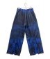 NON TOKYO (ノントーキョー) PRINT RIB WIDE PANTS ブルー サイズ:FREE：15000円