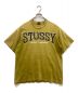 stussy（ステューシー）の古着「ロゴTシャツ」｜カーキ