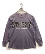 stussyステューシー）の古着「ロゴカットソー」｜パープル