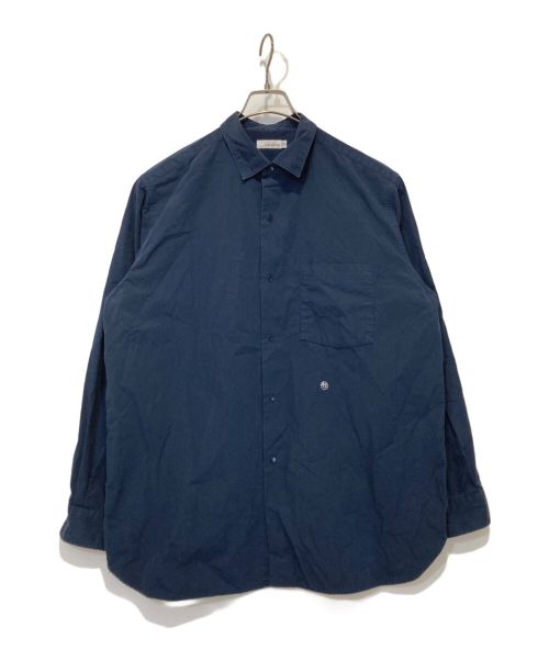 nanamica（ナナミカ）nanamica (ナナミカ) Regular Collar Wind Shirt ネイビー サイズ:Ⅿの古着・服飾アイテム