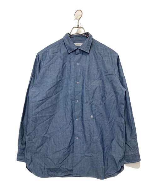 nanamica（ナナミカ）nanamica (ナナミカ) Regular Collar Wind Shirt インディゴ サイズ:Ⅿの古着・服飾アイテム