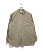 nanamicaナナミカ）の古着「Regular Collar Wind Shirt」｜ベージュ