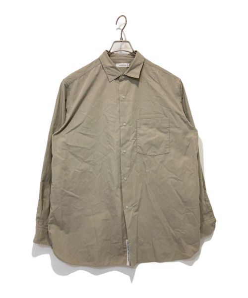 nanamica（ナナミカ）nanamica (ナナミカ) Regular Collar Wind Shirt ベージュ サイズ:Ⅿの古着・服飾アイテム