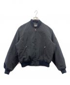 DKNYダナキャランニューヨーク）の古着「ロゴMA-1ジャケット」｜ブラック