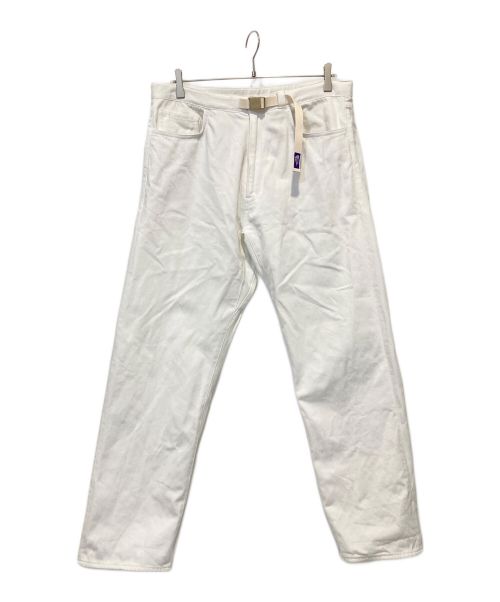 THE NORTHFACE PURPLELABEL（ザ・ノースフェイス パープルレーベル）THE NORTHFACE PURPLELABEL (ザ・ノースフェイス パープルレーベル) Denim Straight Pants ホワイト サイズ:34の古着・服飾アイテム