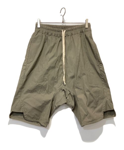 RICK OWENS（リックオウエンス）RICK OWENS (リックオウエンス) PHLEGETHON BASKET SWINGER SHORTS ベージュ サイズ:48の古着・服飾アイテム