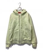 SUPREMEシュプリーム）の古着「Arc Logo Zip Up Sweatshirt」｜イエロー