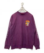 SUPREMEシュプリーム）の古着「Sean Cliver Eagle Crewneck」｜ボルドー