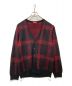 Supreme（シュプリーム）の古着「Plaid Mohair Cardigan」｜レッド×ブラック